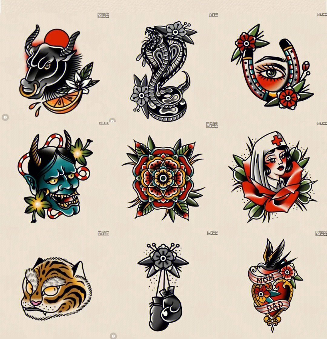 時(shí)尚潮流展現(xiàn)，最新紋身圖案設(shè)計(jì)精選