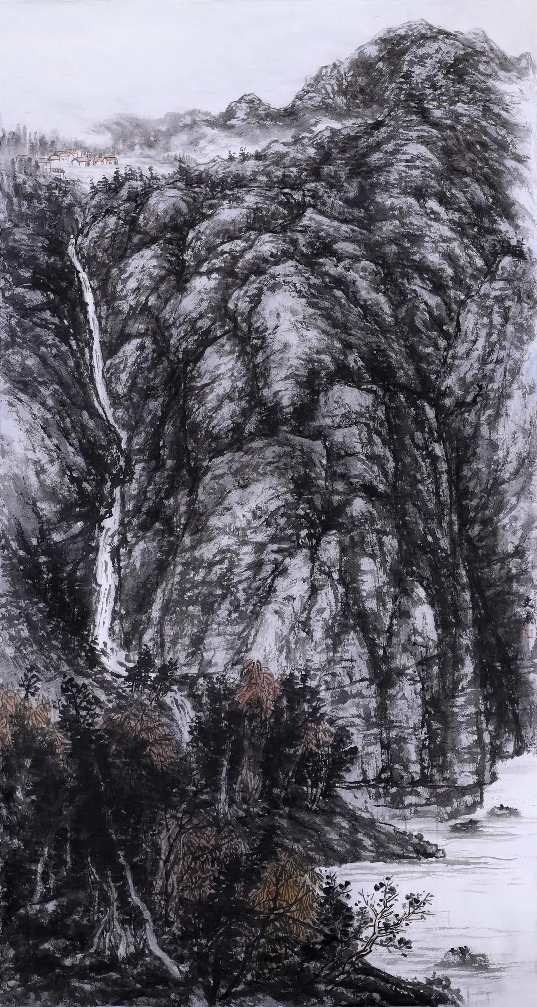 科技與藝術(shù)的融合，最新智能山水畫屏展現(xiàn)自然之美